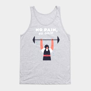 No pain no gain Tank Top